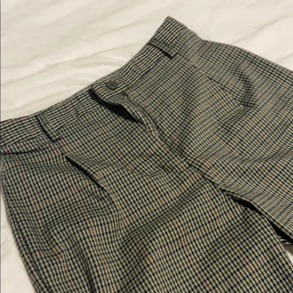 Brandy Melville Green Plaid Amelia Pants